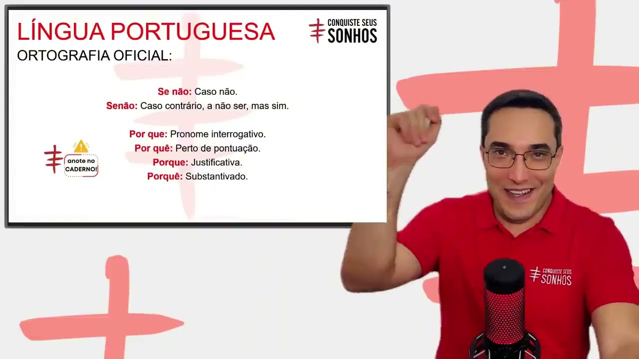 ORTOGRAFIA OFICIAL - LÍNGUA PORTUGUESA - CARGO ENSINO MÉDIO - CONCURSO PÚBLICO