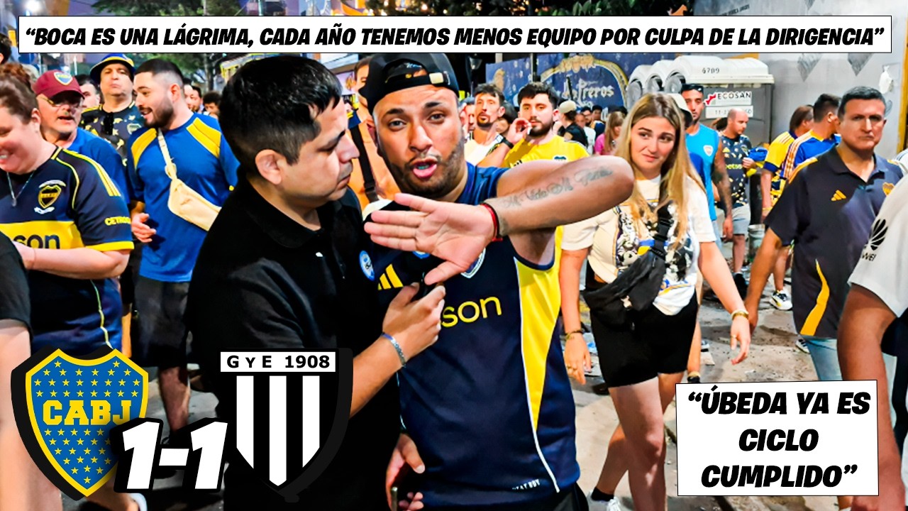 REACCIÓN CON HINCHAS 🎙🇸🇪 - BOCA 1-1 GIMNASIA (M) - FECHA 8 - LIGA ARGENTINA - APERTURA🏆