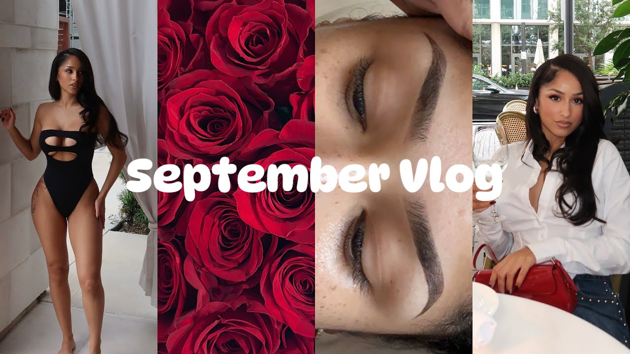 Sept Vlog | Back In My Mode, Brow Tint Appt, Shopping, PR Unboxing, Workout Program Update & More