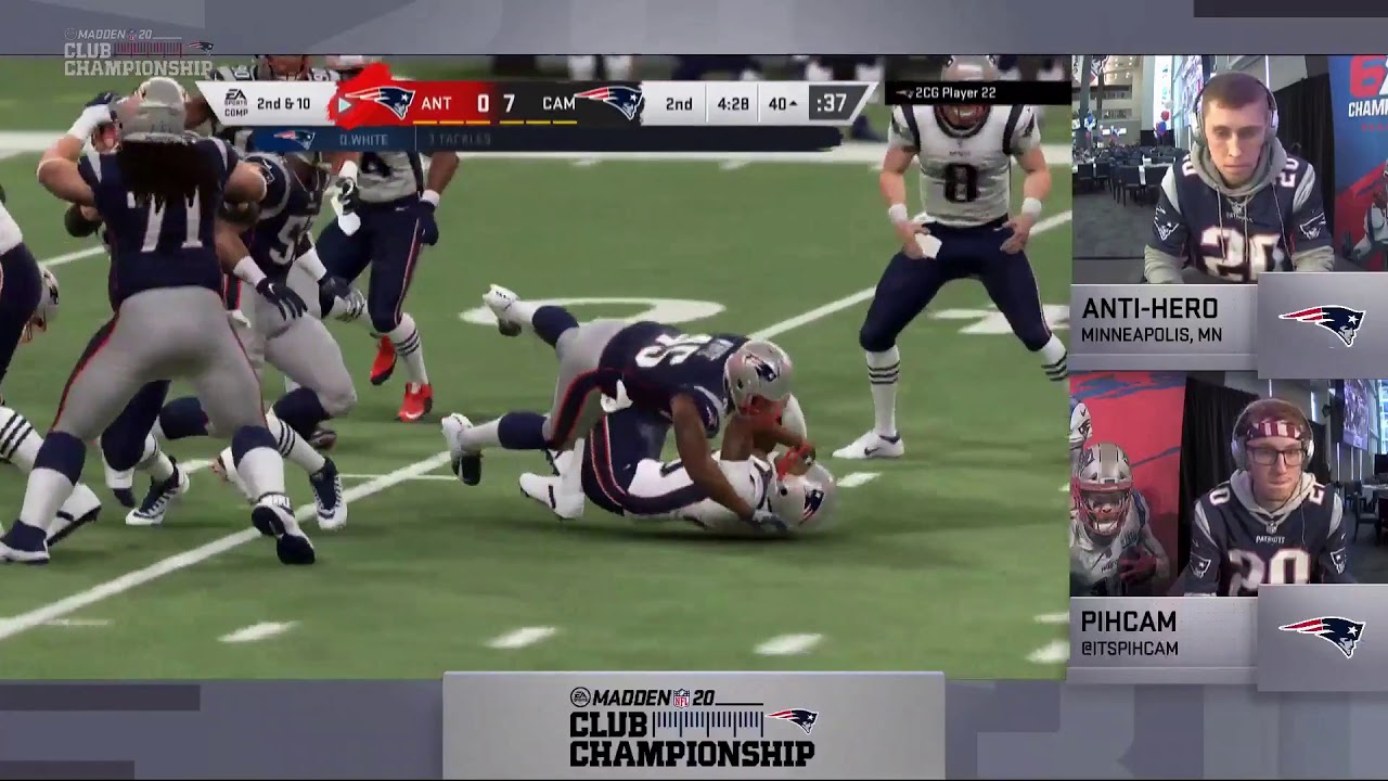 Madden 20 | Anti-Hero Vs. Pihcam | Patriots Club Championship
