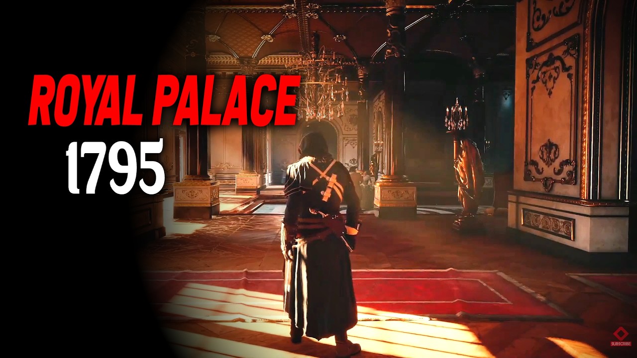 Relaxing in the Palace | Assassin's Creed Unity Paris Ambience | 1 Hour