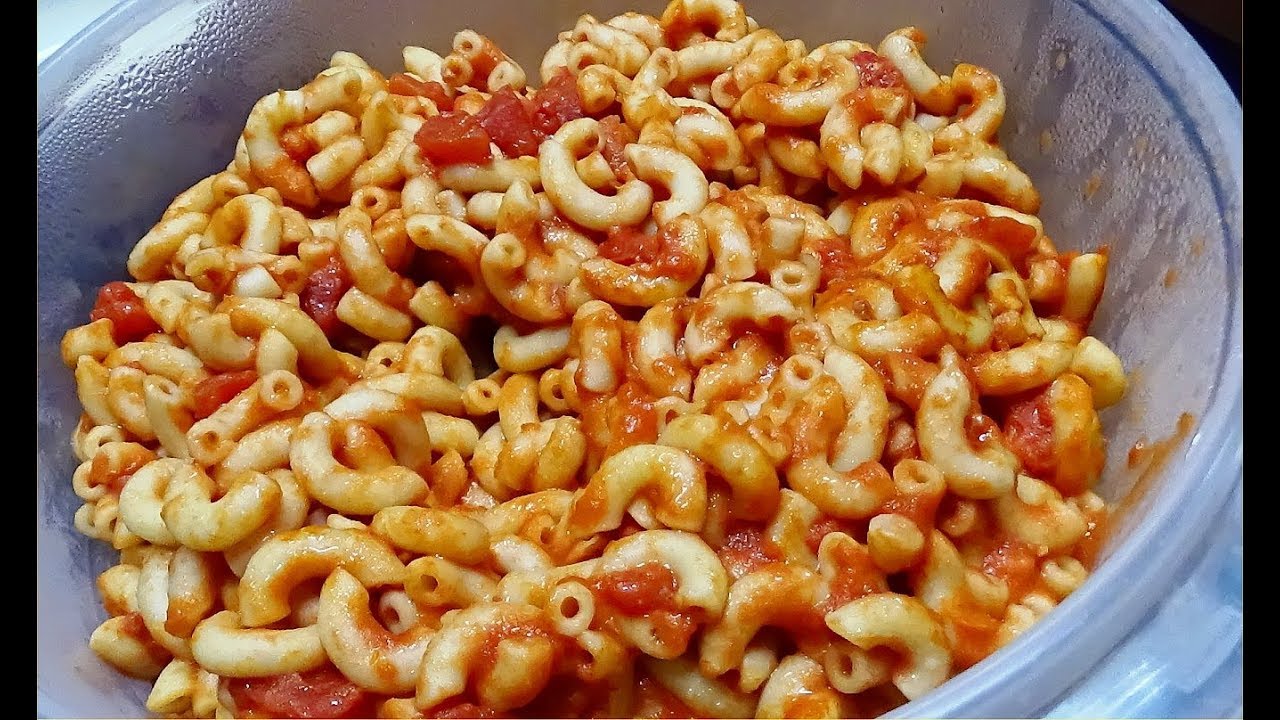 Making Macaroni and Tomatoes on NuWave Induction Cooktop -  Side Dish