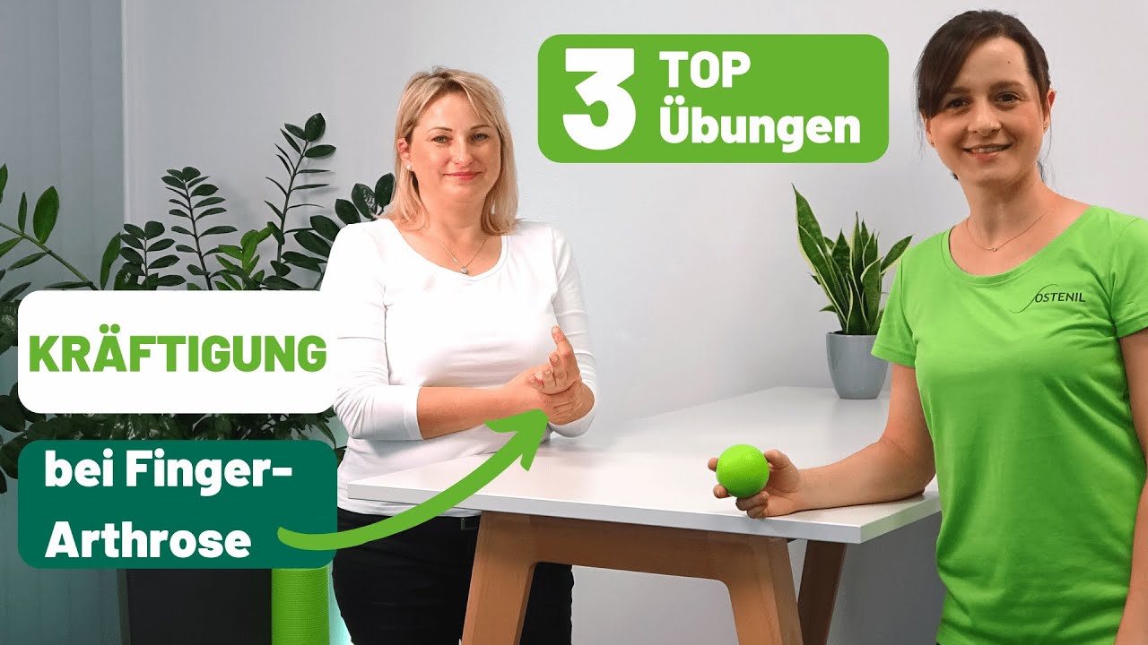 Unsere TOP 3 &Uuml;bungen zur Kr&auml;ftigung bei Finger-Arthrose