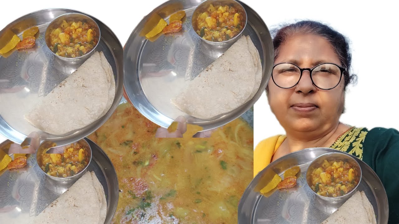 नमस्ते सुबह-सुबह बनाई आलू की सब्जी और रोटी✅🌺 welcome my kitchen mein 🥧