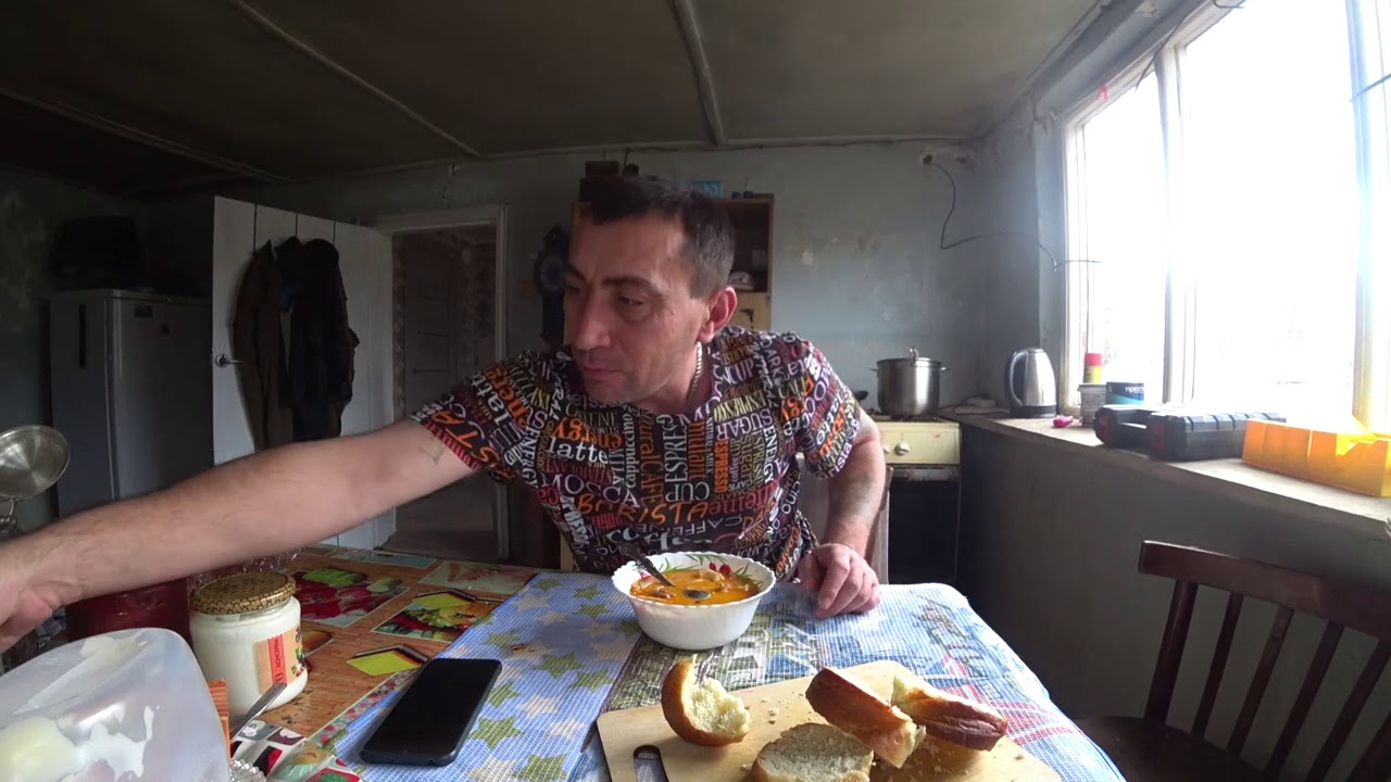 ПРИГОТОВИЛ БОРЩ/МУКБАНГ/
