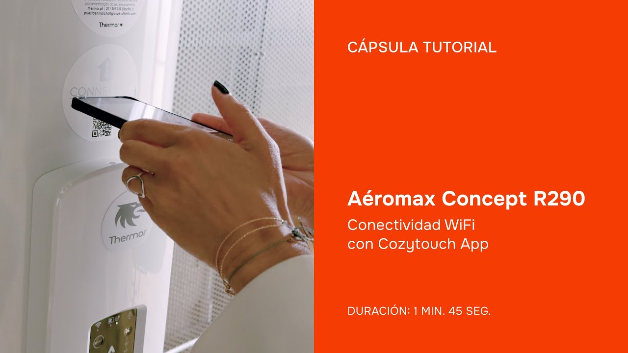Cómo conectar Aéromax Concept R290 al WiFi con Cozytouch App