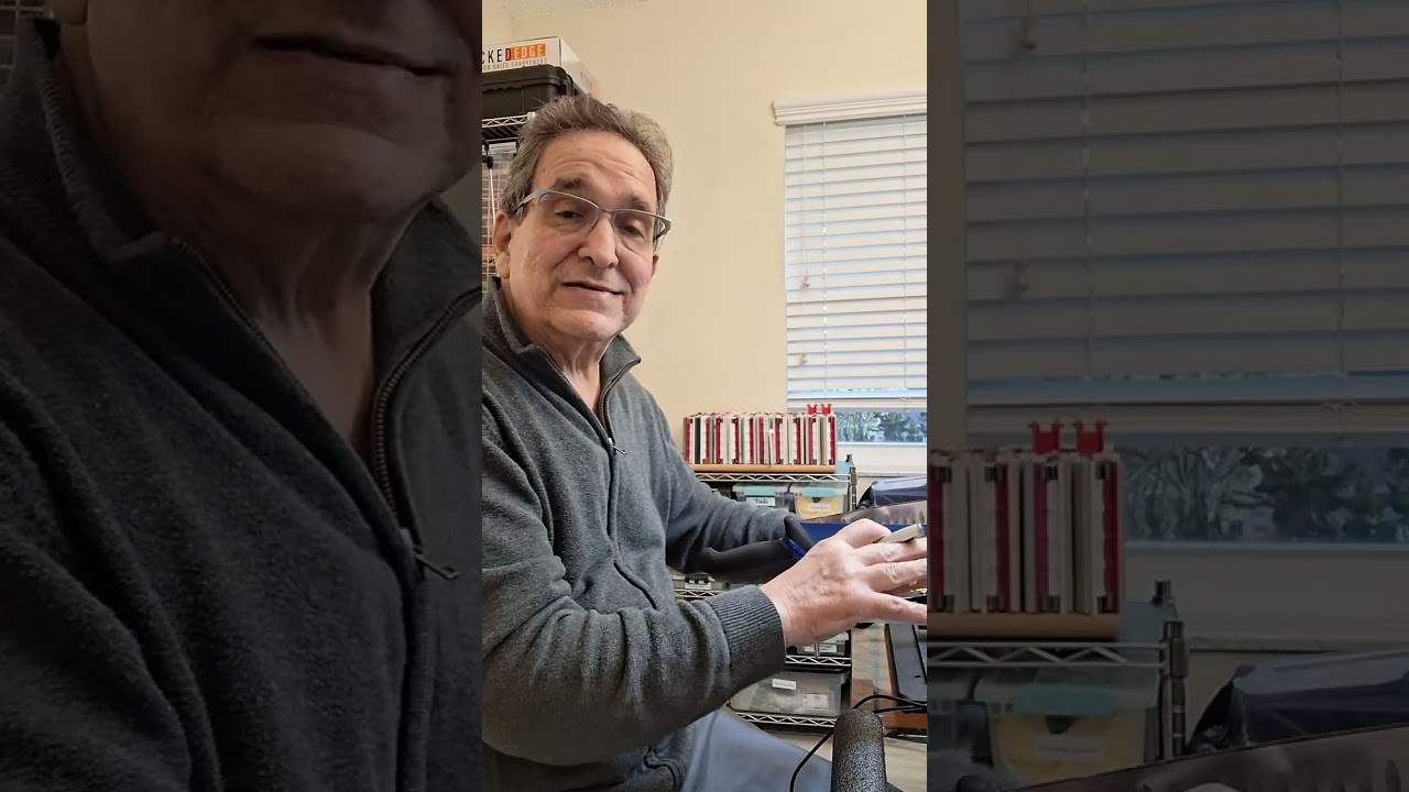 23Mar25_1 of 8: Sharpening; profiling and angle matching before we start....