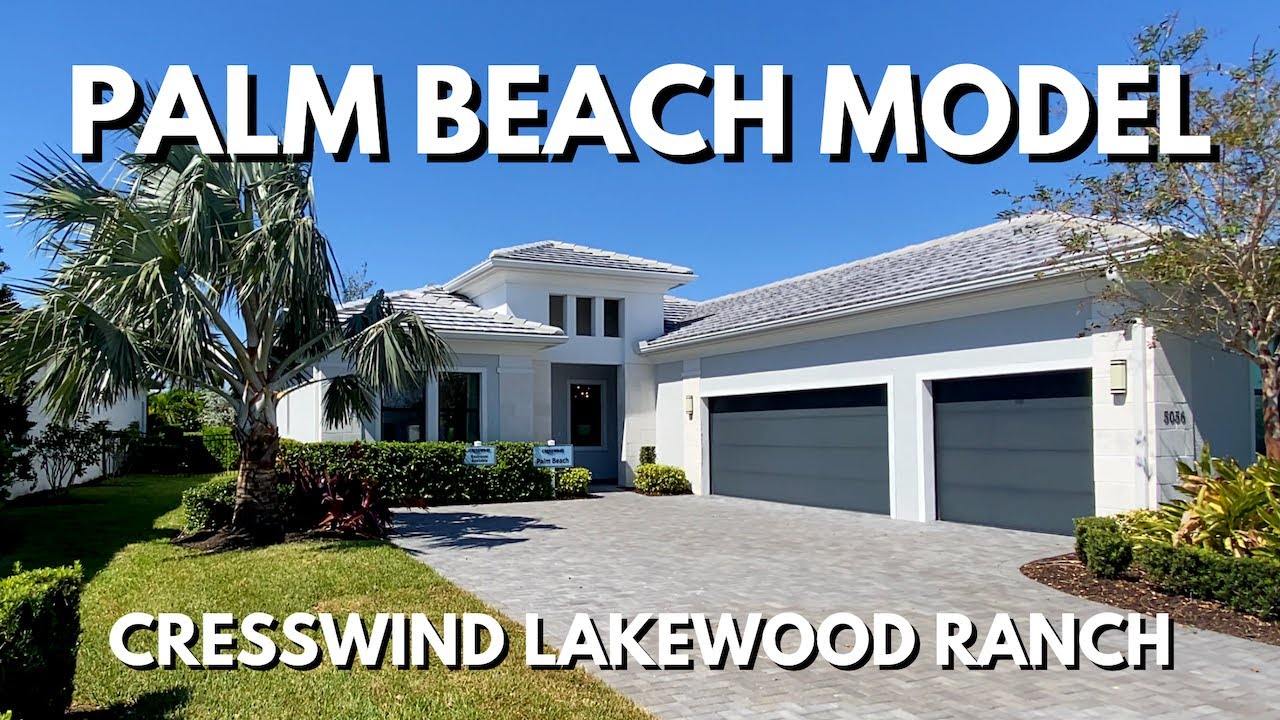 The IMPRESSIVE Palm Beach Home at Cresswind Lakewood Ranch – Active Adult Lifestyle