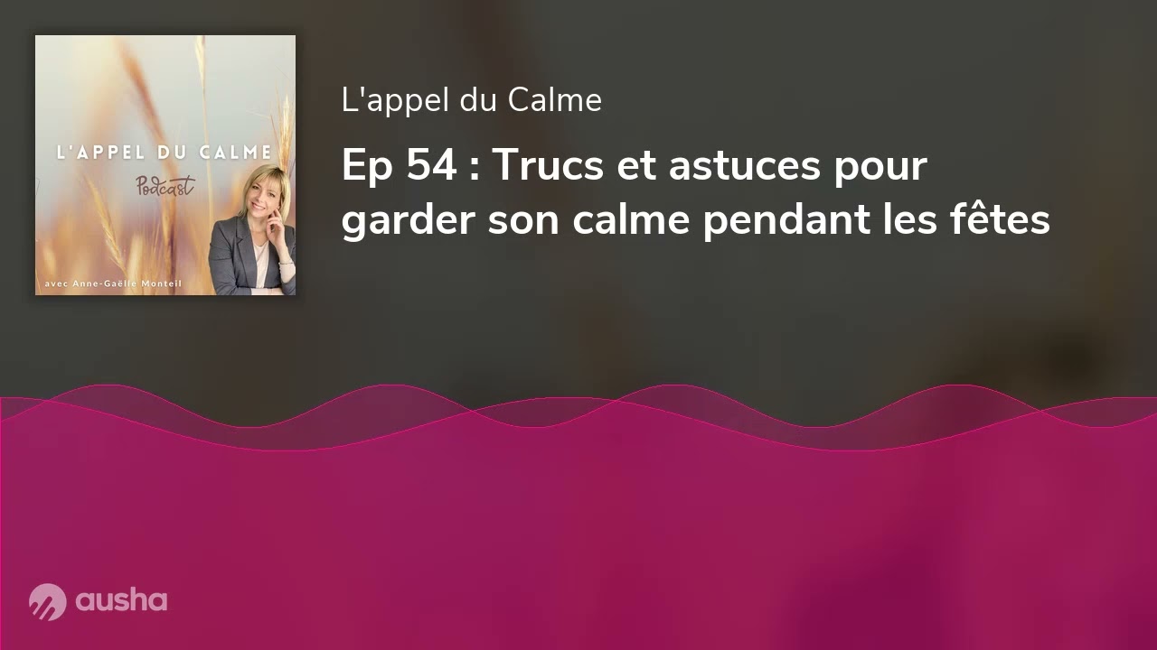 Ep 54 : Trucs et astuces pour garder son calme pendant les fêtes