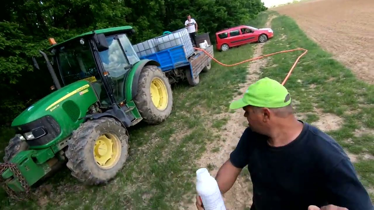 TRAKTOROS VLOG: Kukorica Gyomírtás | Spraying (GoPro)