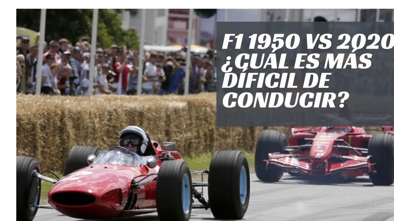2020 vs 1950: ¿qué F1 es más difícil de conducir?