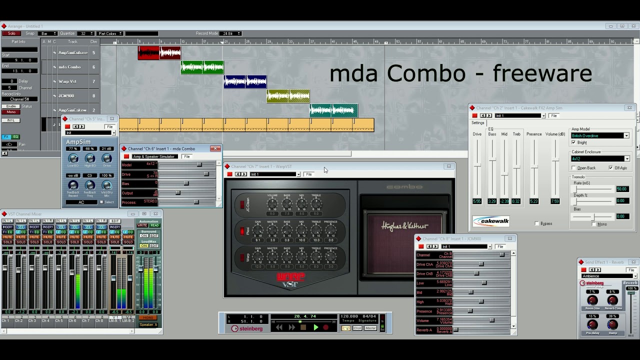 Old Software Amp Simulators Comparison