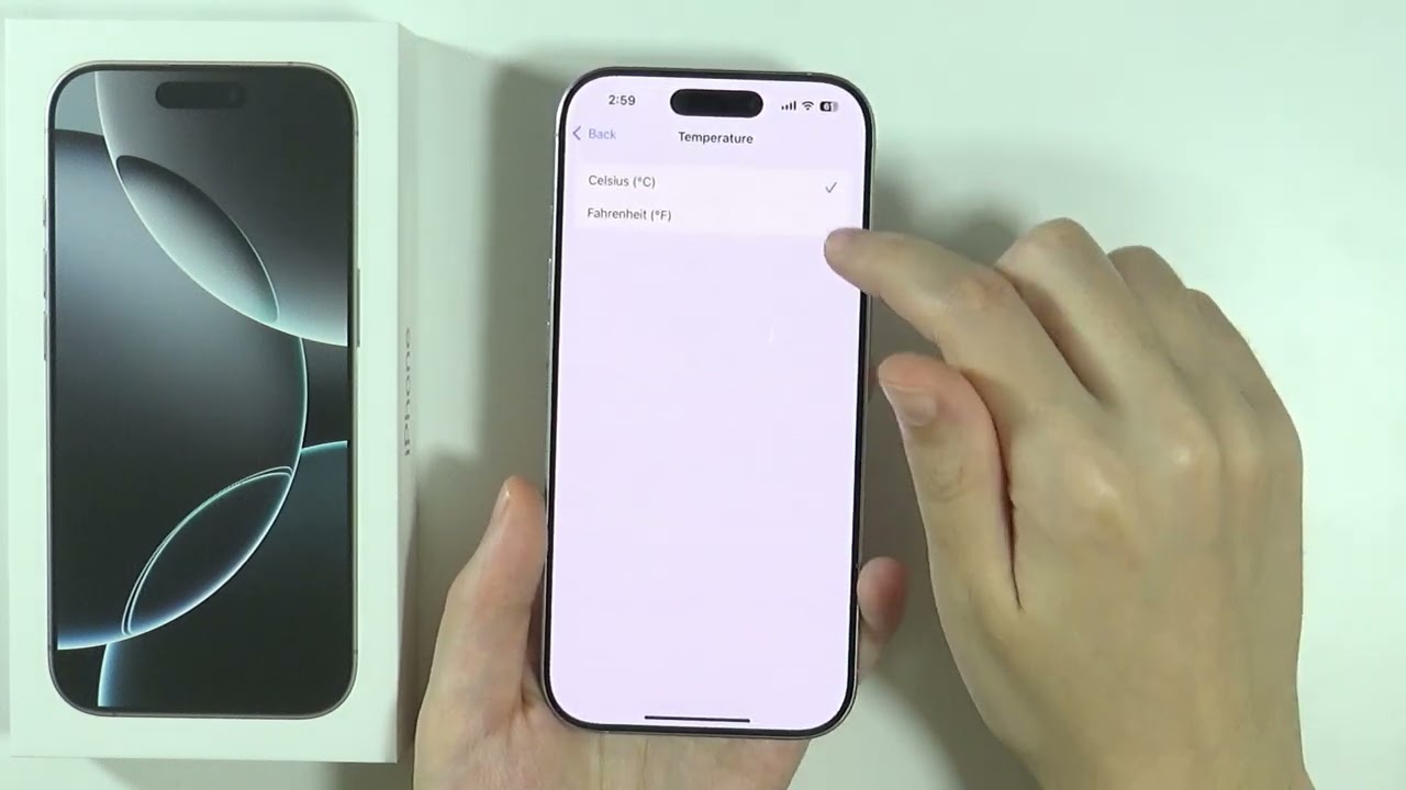 iPhone 16 Pro/16 Pro Max: How to Change Temperature & Measurement System (Change Units)
