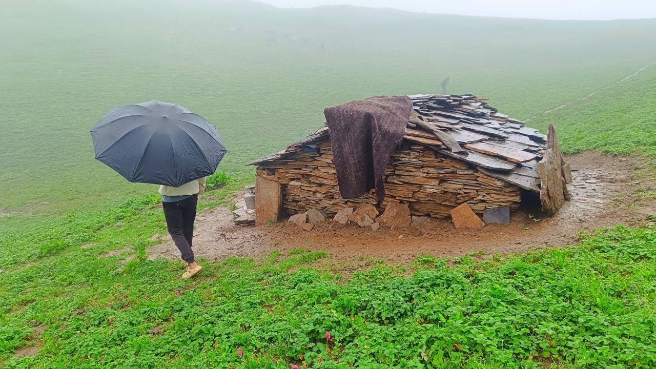 Surviving Life in the Nepali Mountains During the Rainy Season | Most Peaceful Relaxing Village Life