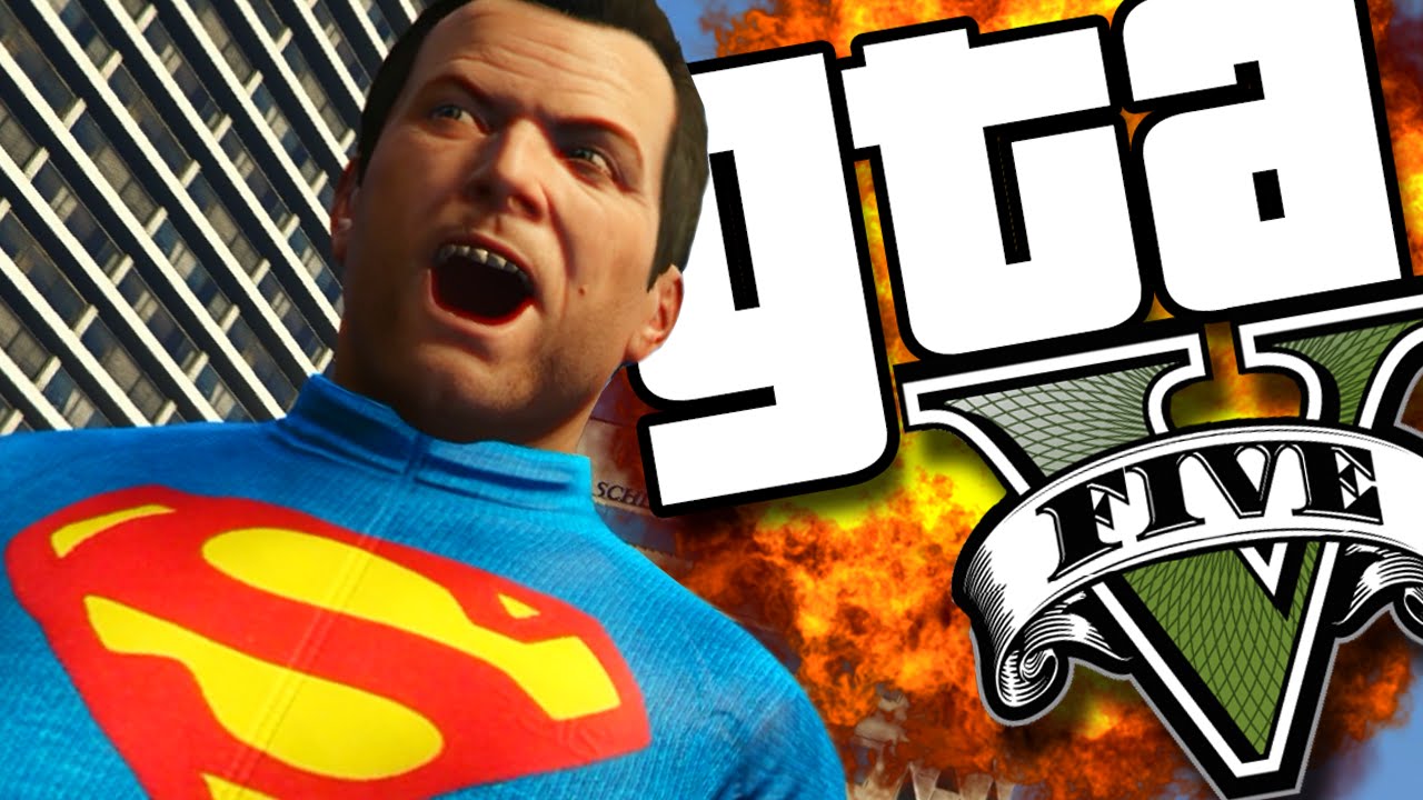 GTA V PC - Superman HUE, Super Máquina e Zumbis (MODS)