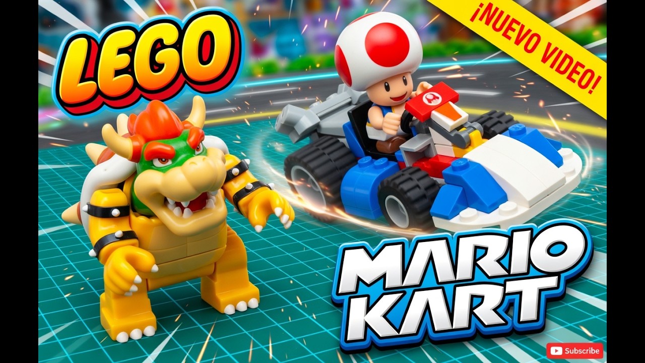 Lego Mario Kart no nintendo Wii