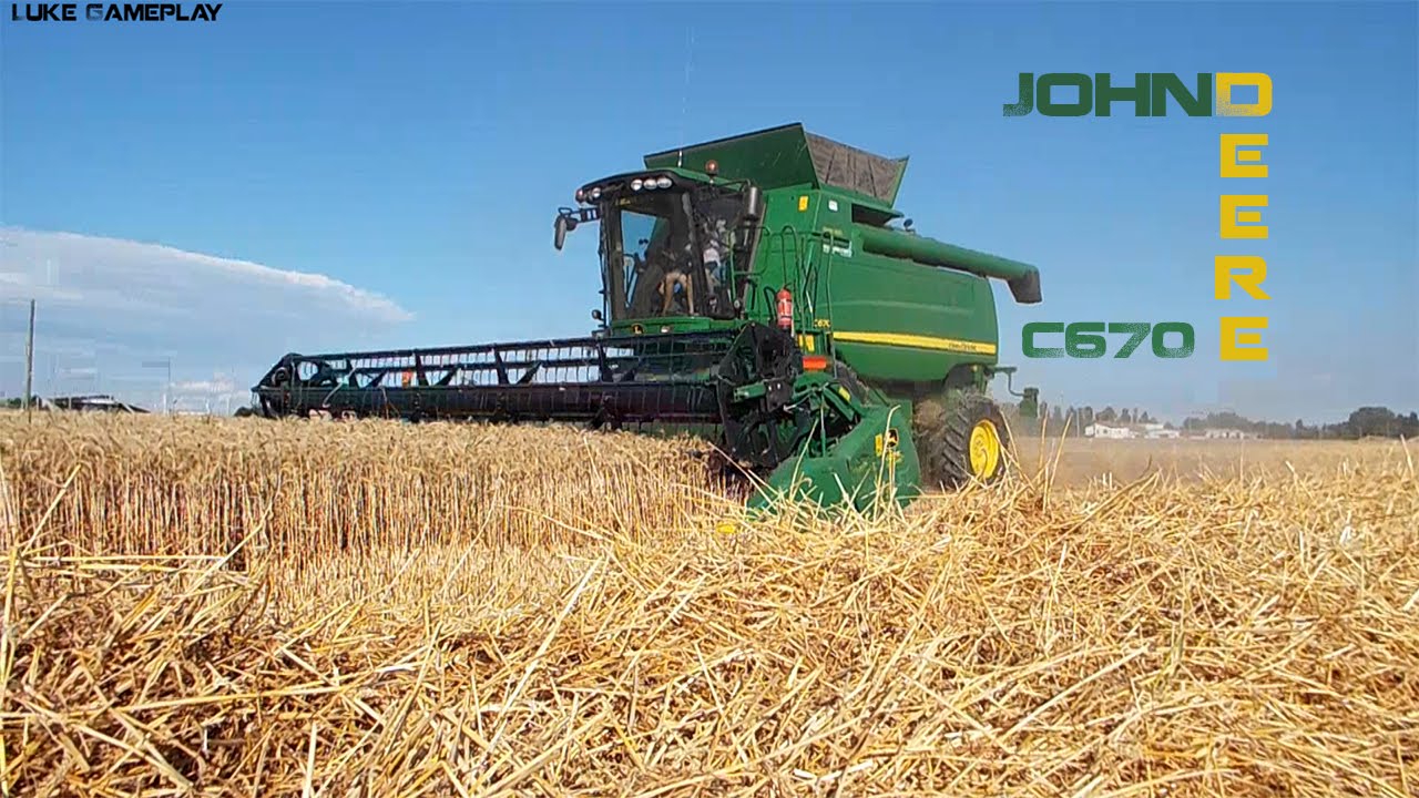 Agricultural-Work Trebbiatura John Deere C670