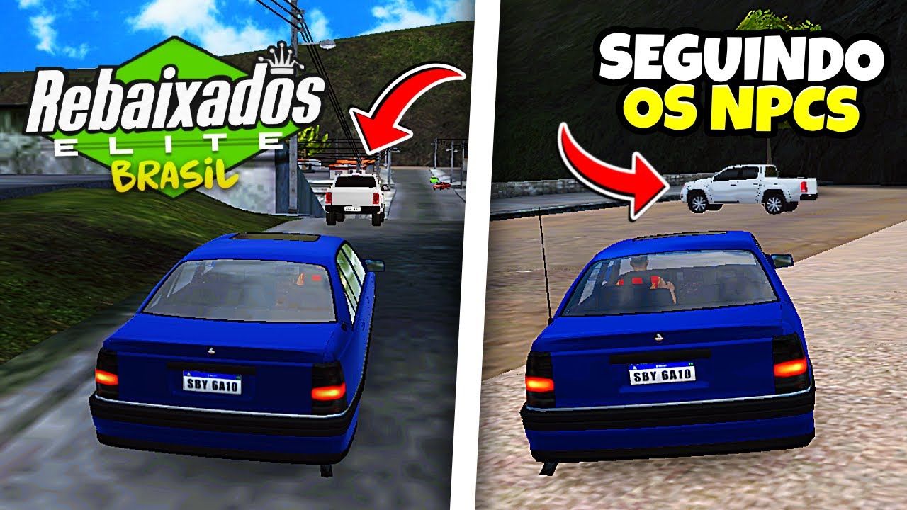 SEGUINDO CARROS NPC do TRÁFEGO E ISSO ACONTECEU! no REBAIXADOS ELITE BRASIL!!