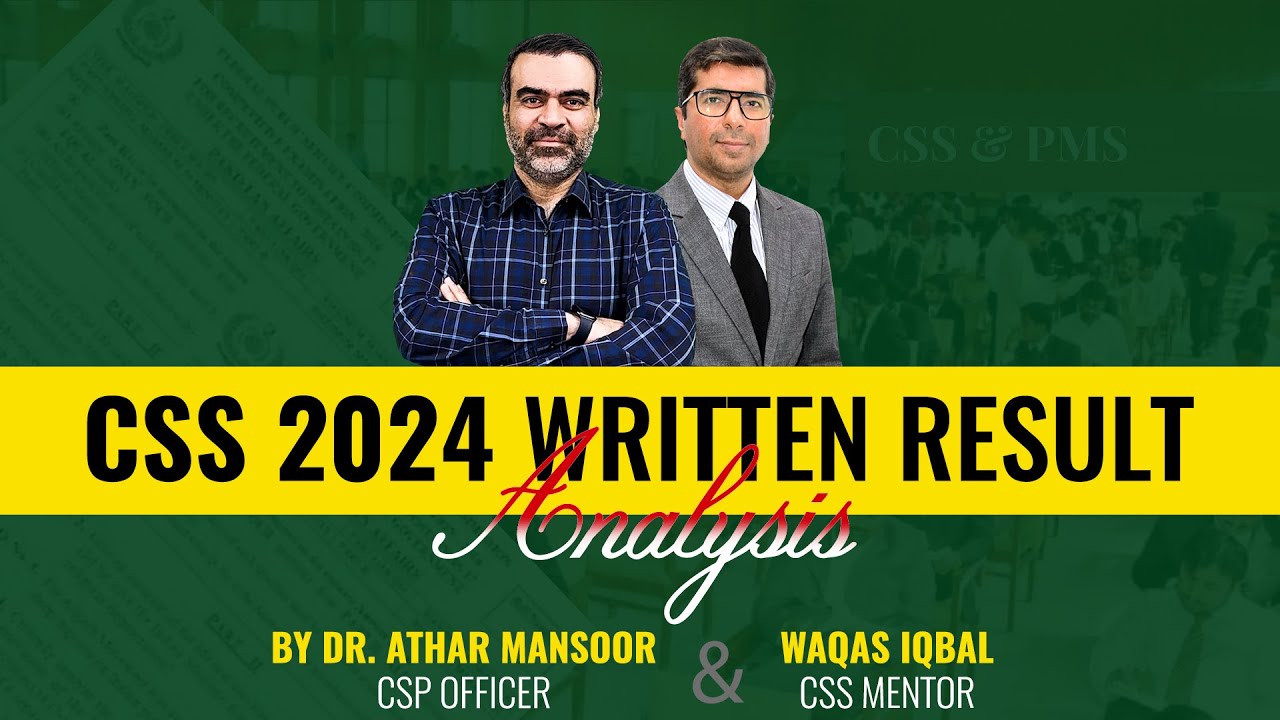 CSS 2024 Written Part Result Analysis by Dr. Athar (CSS Officer) | TRACS #css2024 #dratharmansoor