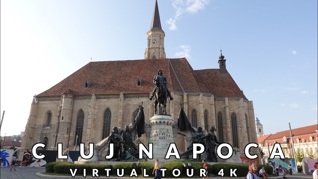 Cluj-Napoca Virtual Tour 4K. Explore the capital of Transylvania