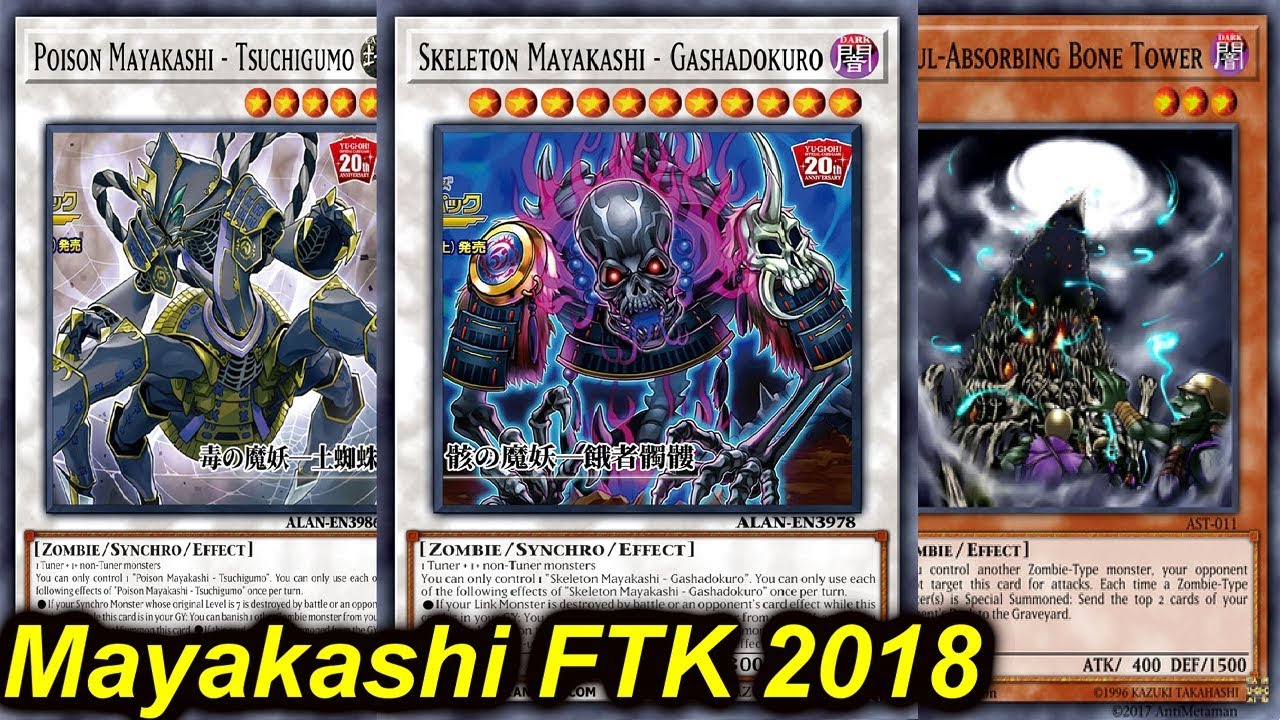 【YGOPRO】MAYAKASHI FTK DECK 2018