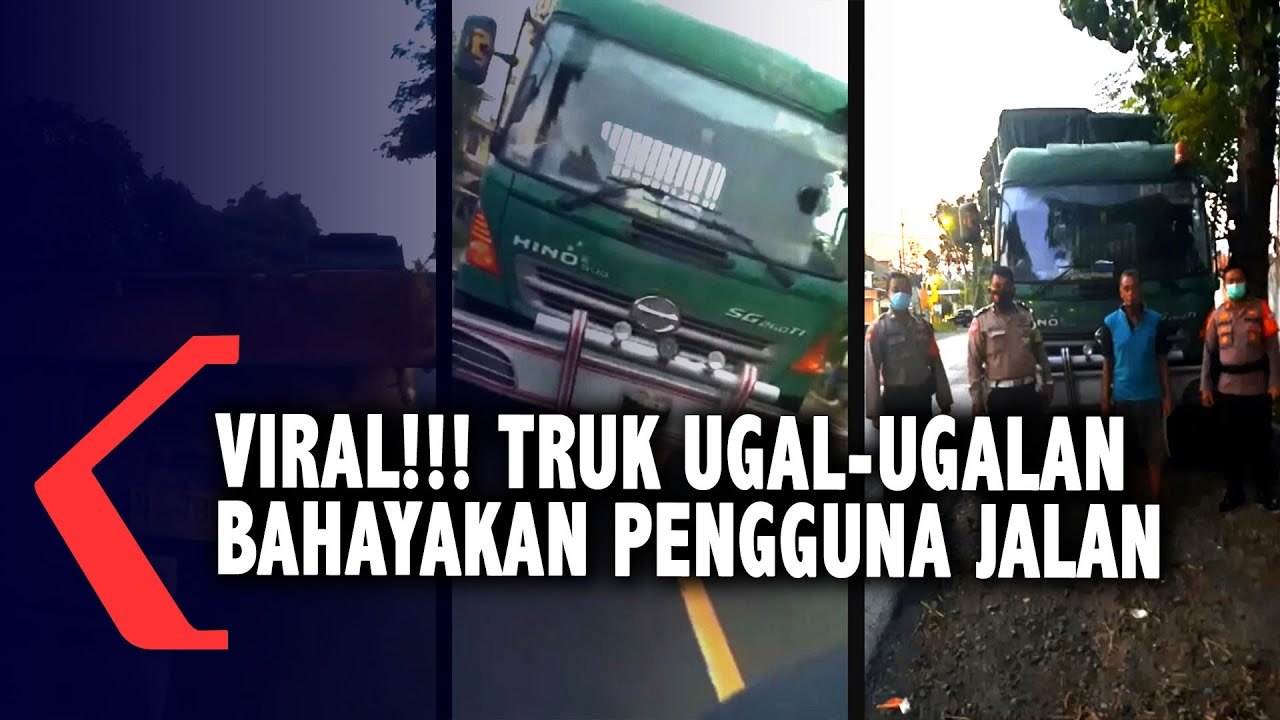 Viral Video Truk Ugal-ugalan Bahayakan Warga
