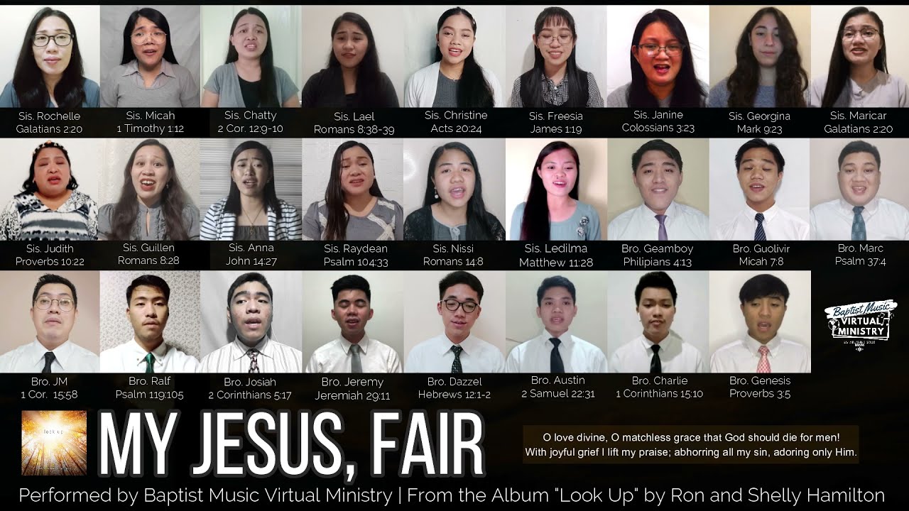 My Jesus, Fair | Baptist Music Virtual Ministry | Ron and Shelly Hamilton