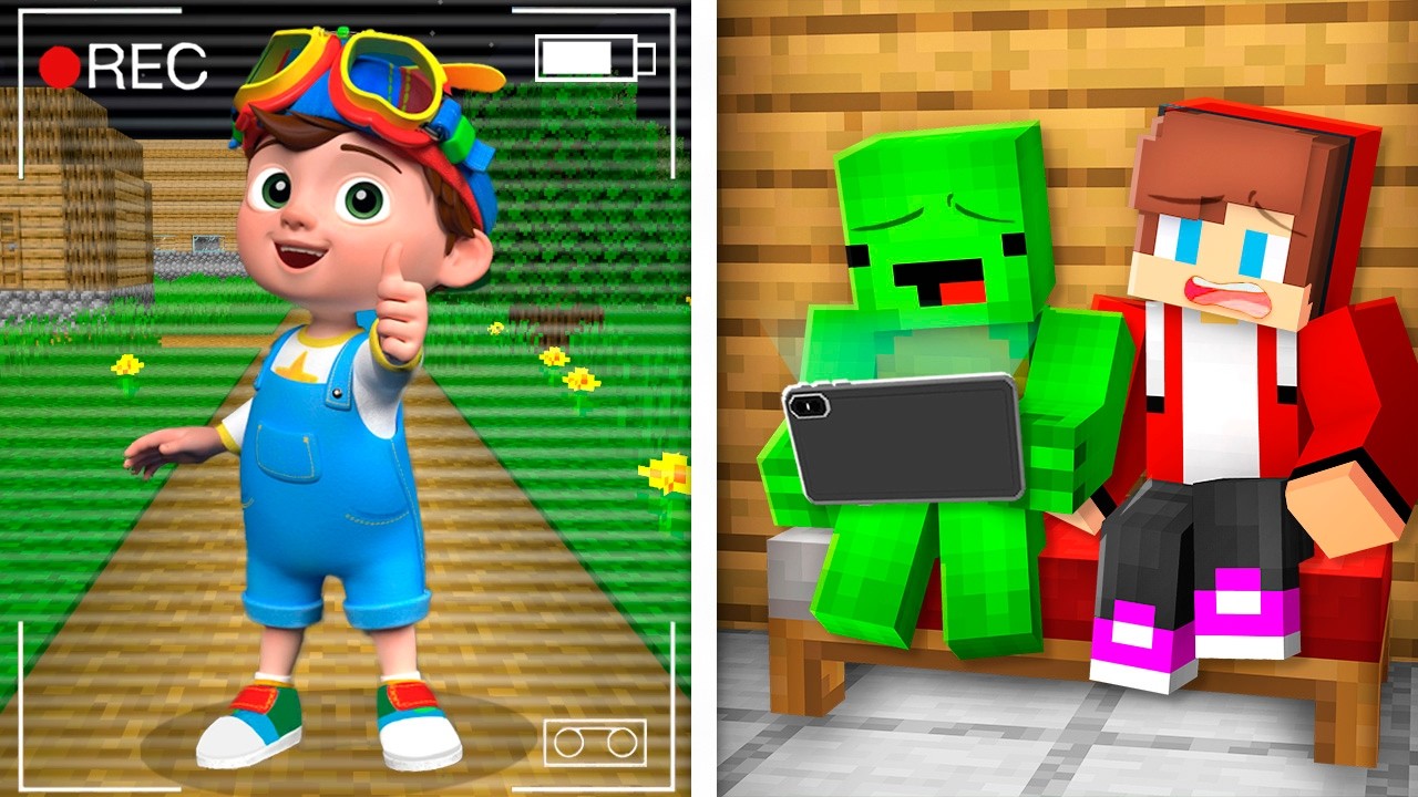 How Mikey and JJ get a Tommy Tommy Cocomelon on Hidden Cameras in Minecraft ?! - Maizen