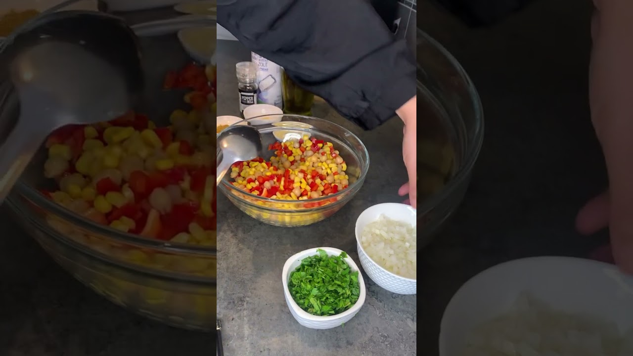 Salade de poichiches سلاطة الحمص الشهية 😋