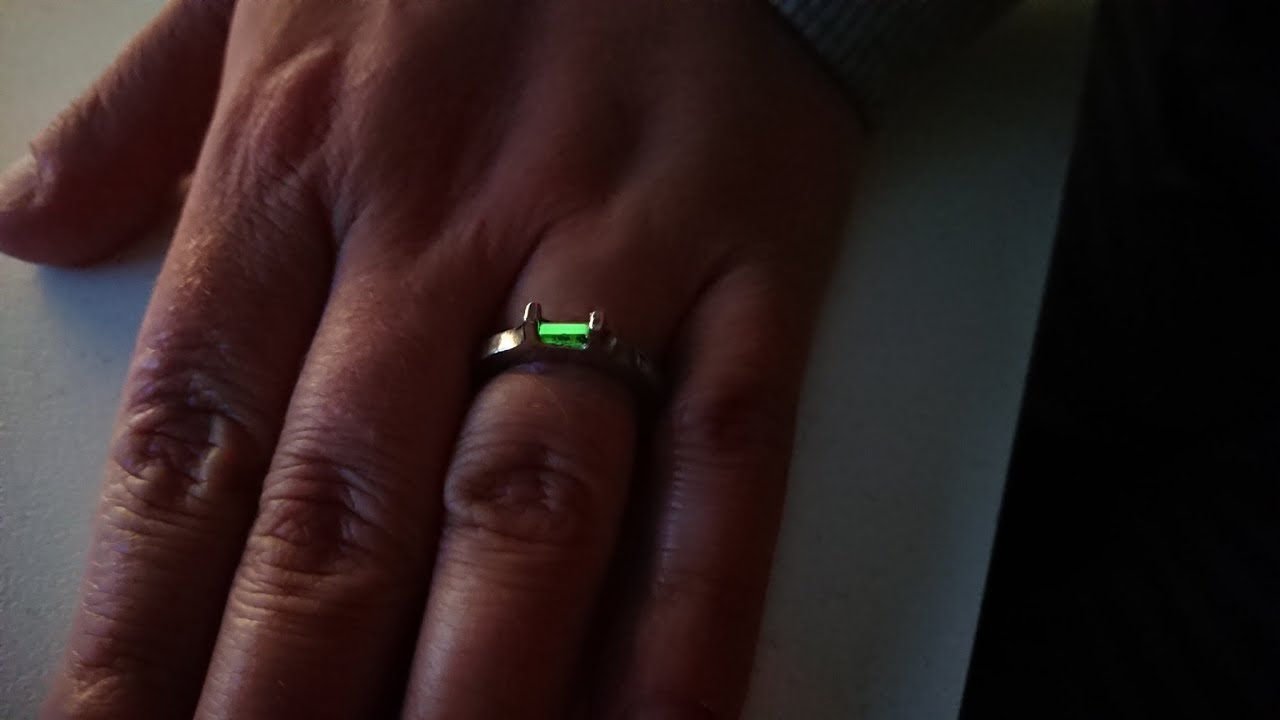 Making a Tritium Gas Tube ring, using recycled bearing metal