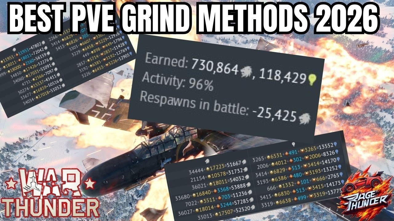 Best PvE Grind Methods in War Thunder Simulator Mode (2026)