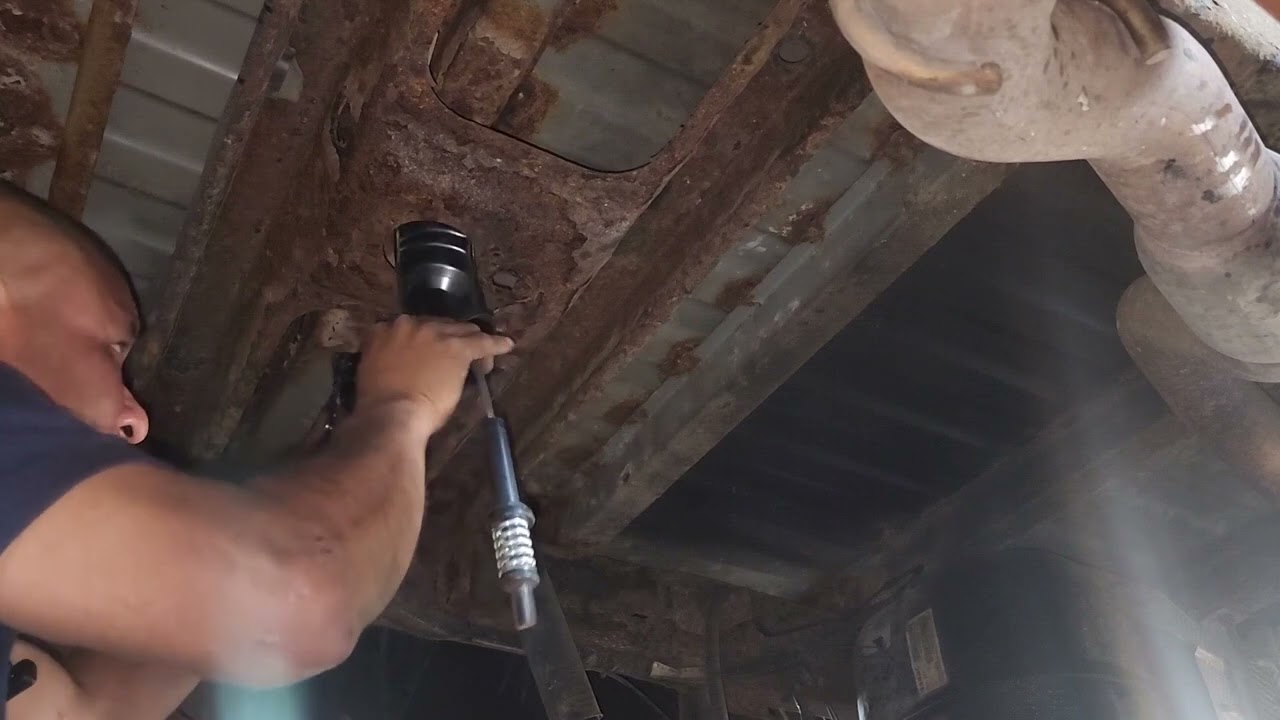 how to replace spare tire carrier.  02-08 dodge ram