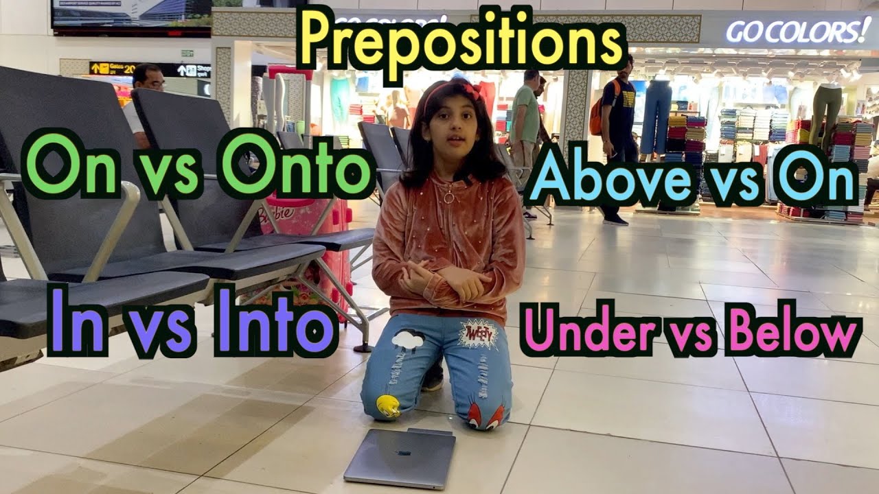 Prepositions in English Grammar | On & Onto, In & Into, Under & Below, Above & On | Part-1 | Havisha