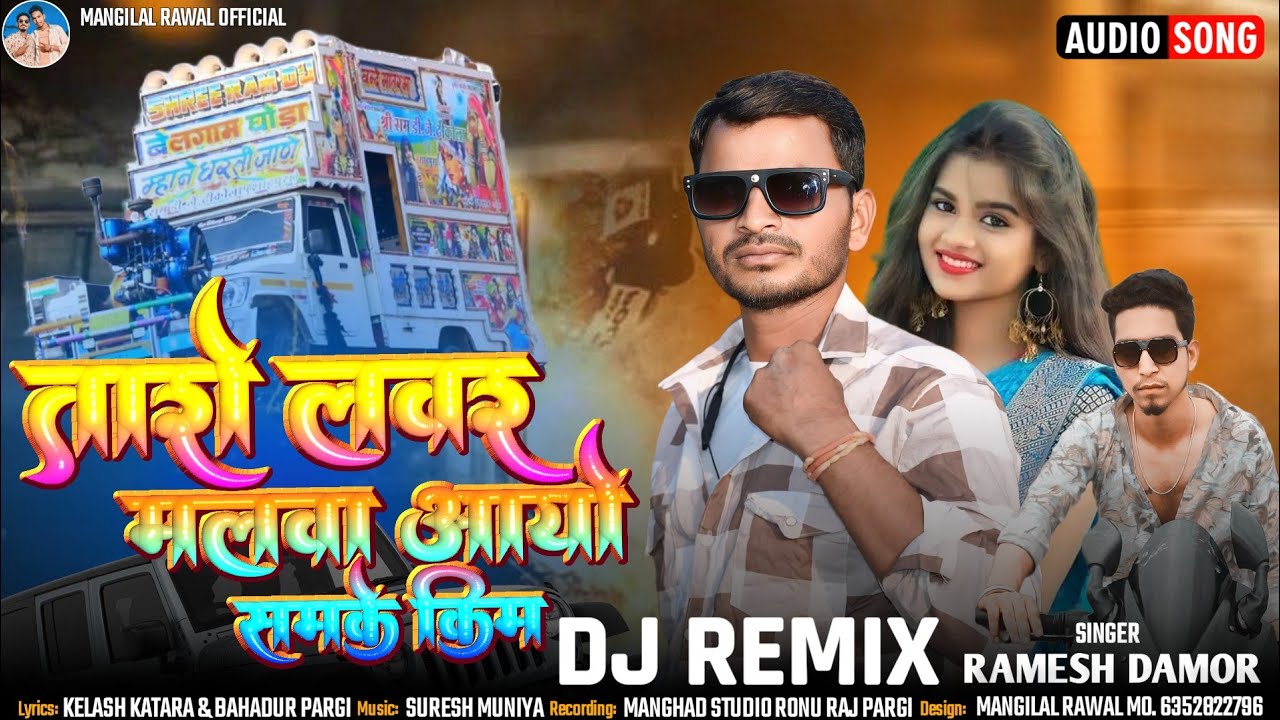 तारो लवर मालवा आयो समके किम || ramesh damor 2024 ka gana || ramesh pargi 2024 #djremix #ramesh_damor