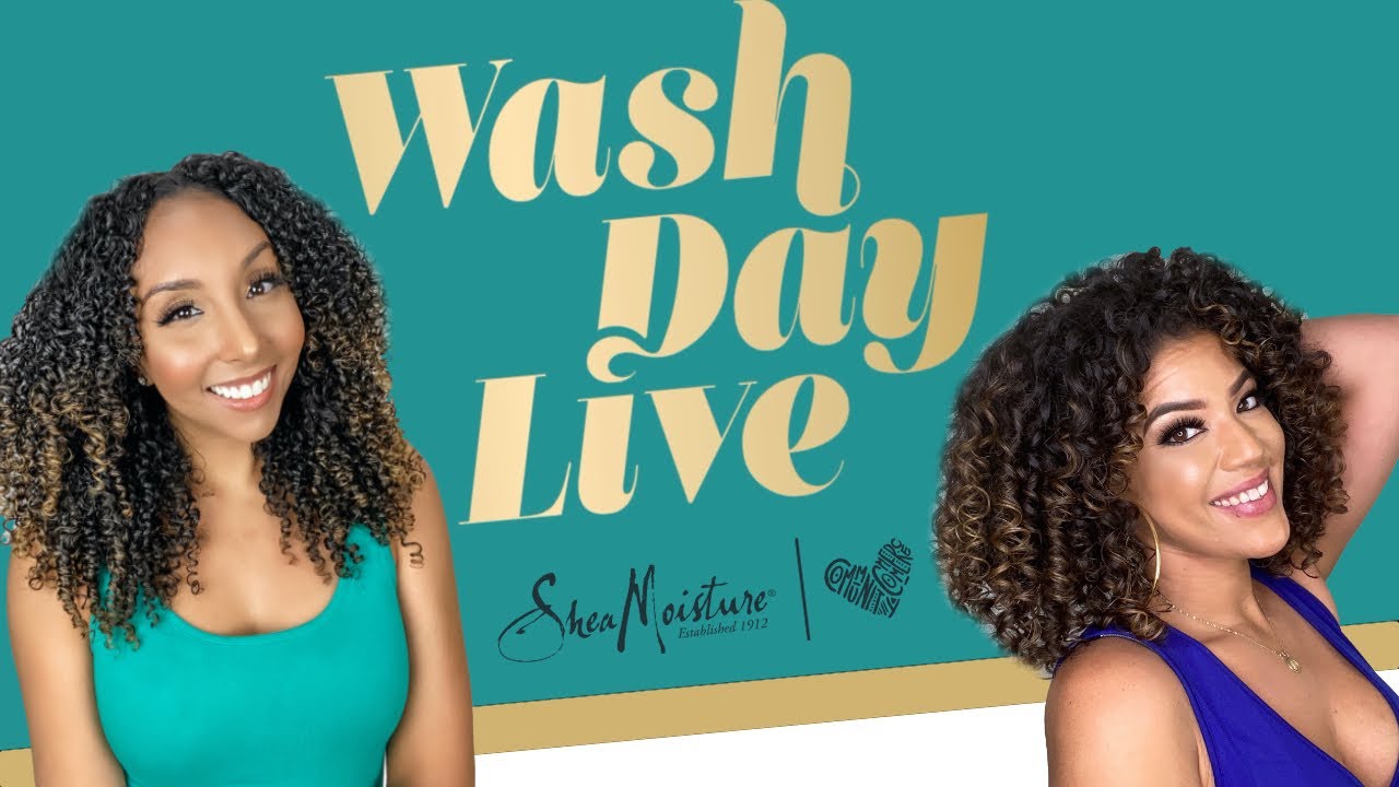 SheaMoisture Wash Day Live w/ Bianca Renee & Felicia! | BiancaReneeToday