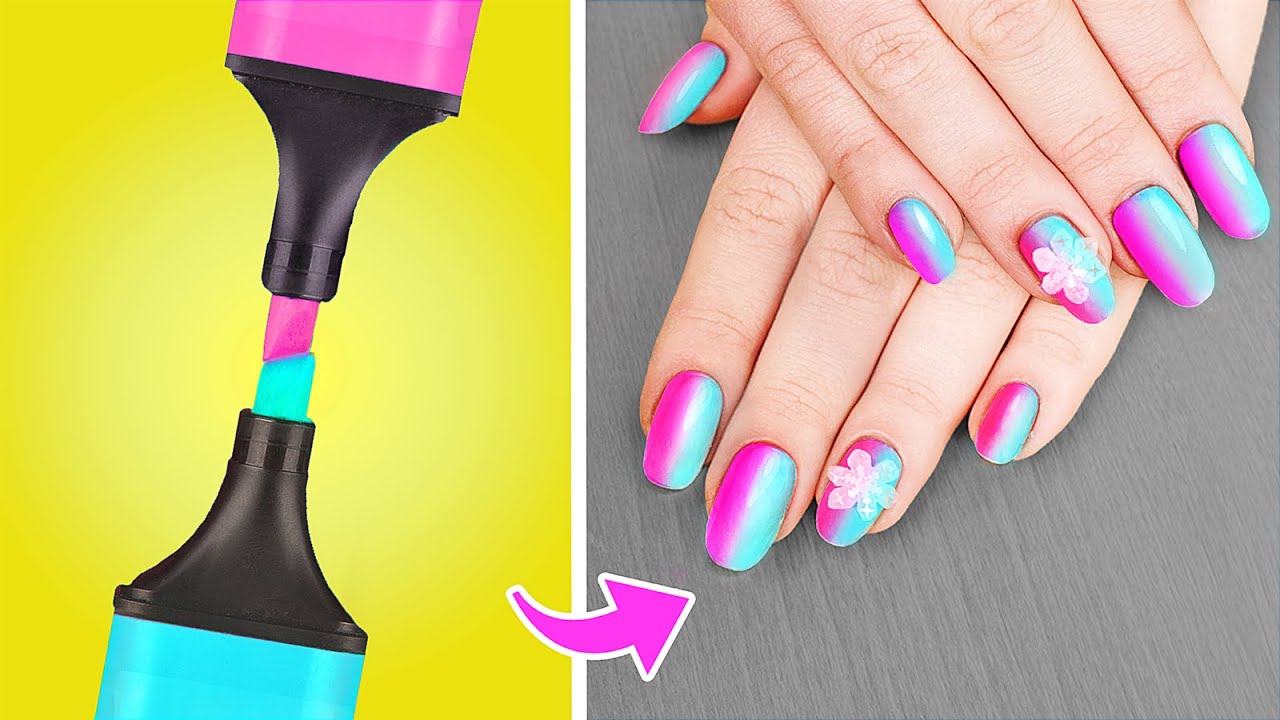11 Außergewöhnliche Nagel-Hacks / Weihnachts-Nagelkunst