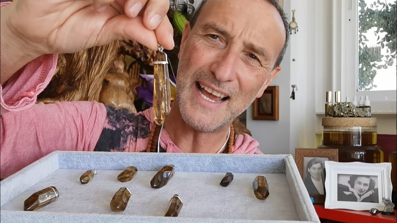 Citrine Fired VS Natural Citrine - by International Crystal Healer Mark Bajerski