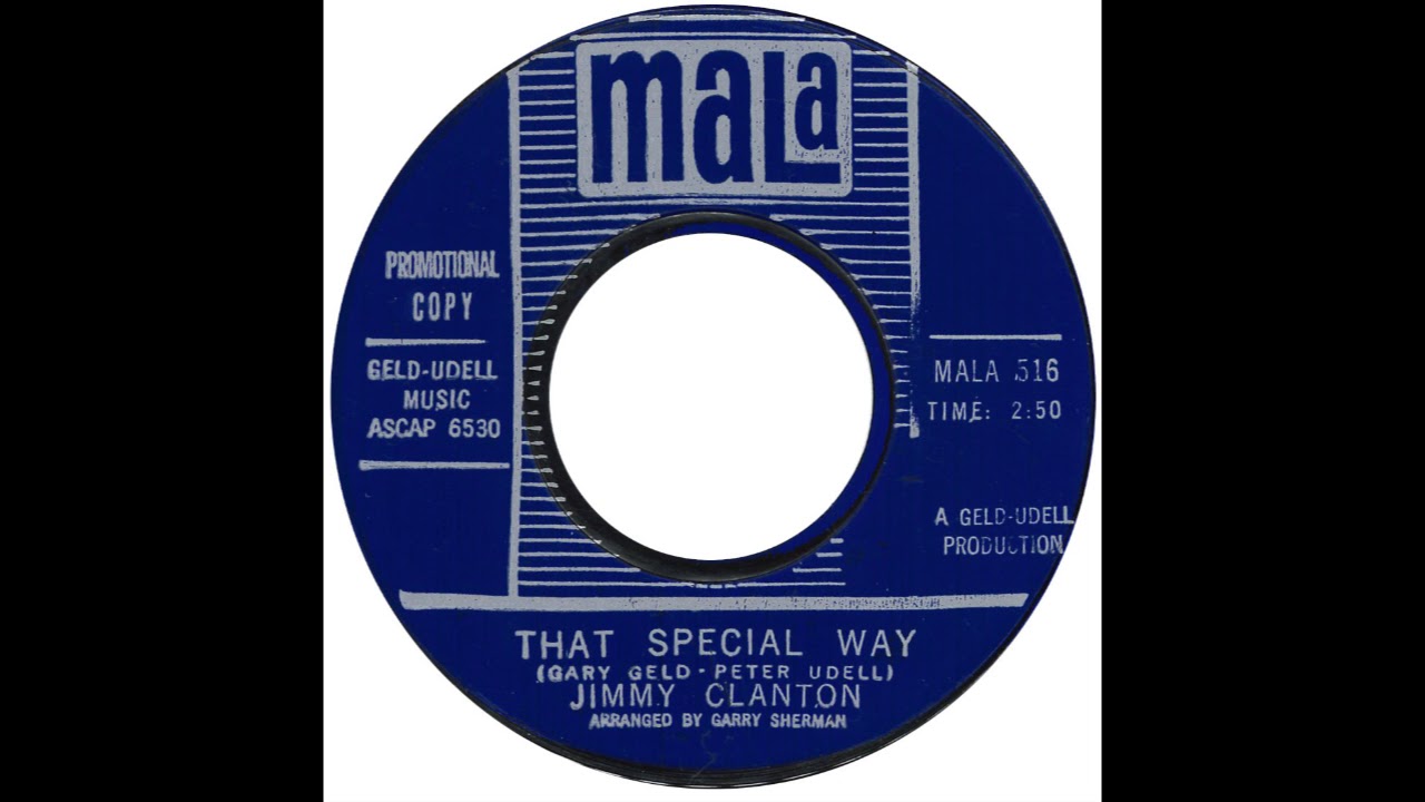 Jimmy Clanton – “That Special Way” (Mala) 1965