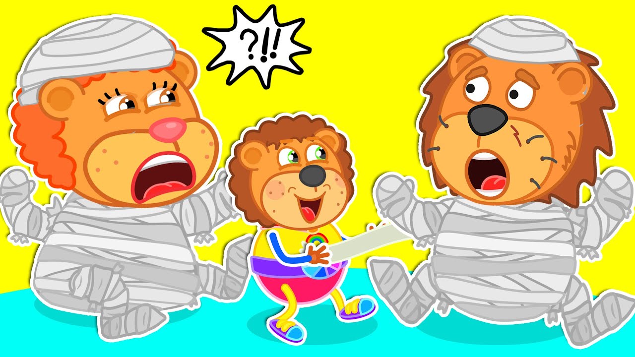 No No! Mommy and Daddy Got a Boo Boo. Kids Stories About Lion Family | Cartoon for Kids
