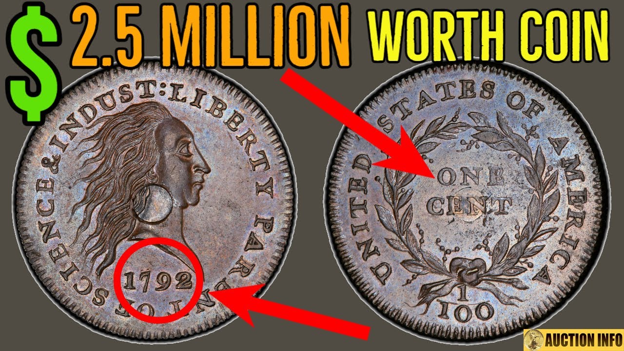 This coin is worth $2.5 Million | 1792 Silver Center Cent | Historically Important valuable US coin