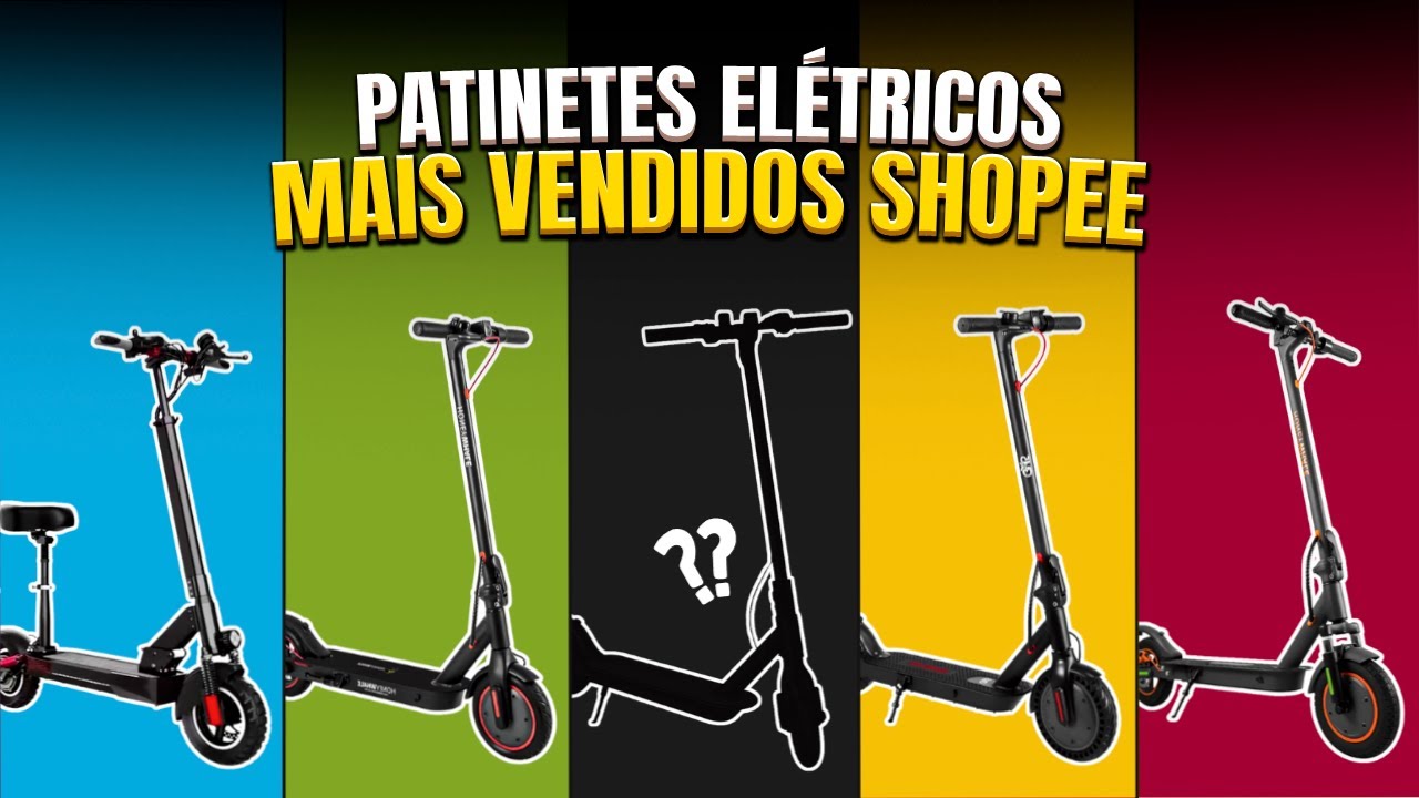 5 Patinetes Elétricos MAIS VENDIDOS da SHOPEE! Qual Melhor pra Você? ✅