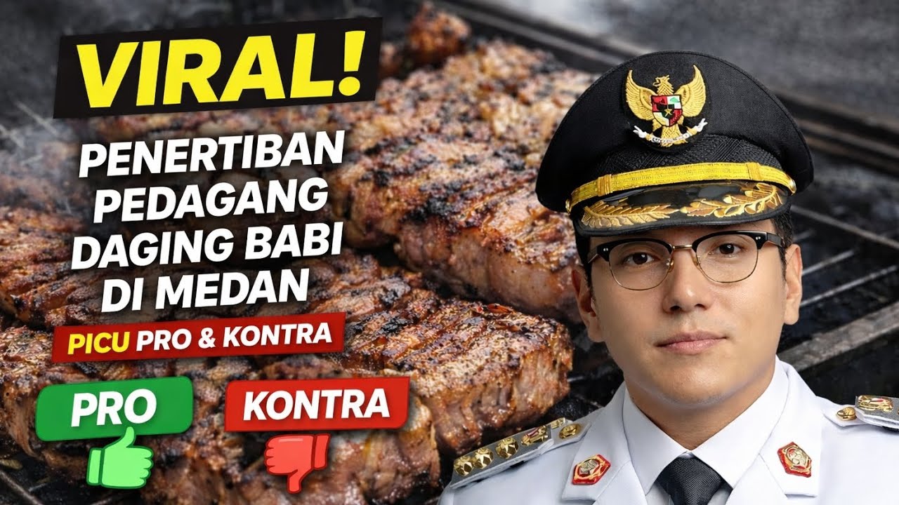 VIRAL PENERTIBAN PEDAGANG DAGING BABI, MEMICU PRO DAN KONTRA #daging #dagingbabi