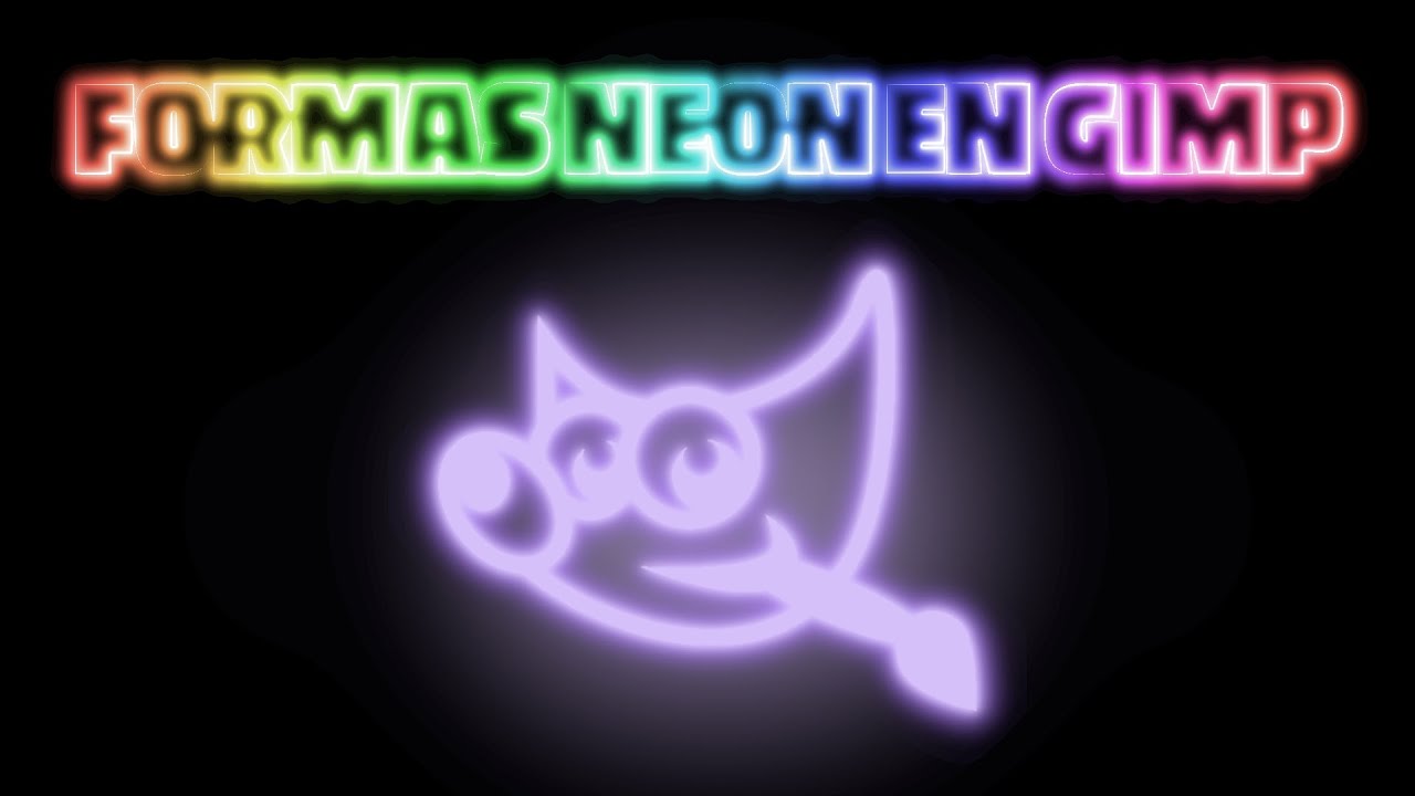 Efecto formas Neon en GIMP