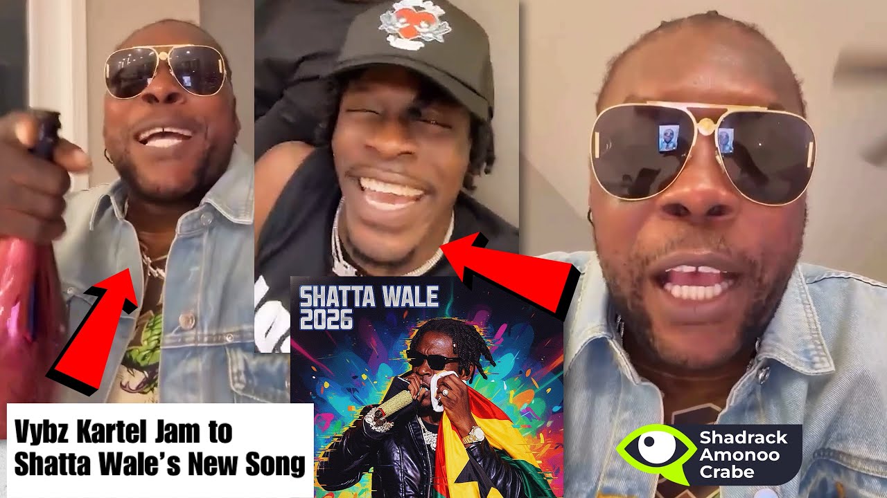 FAYA CHUNNE! - Vybz Kartel не может перестать любить новую песню Shatta Wale «2026». World’Boss о...