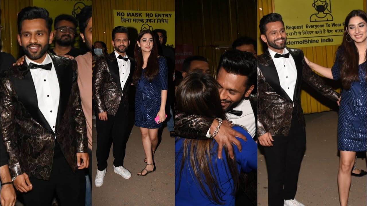 Rahul Vaidya at #bigboss14finale along with friends and family.❤️
