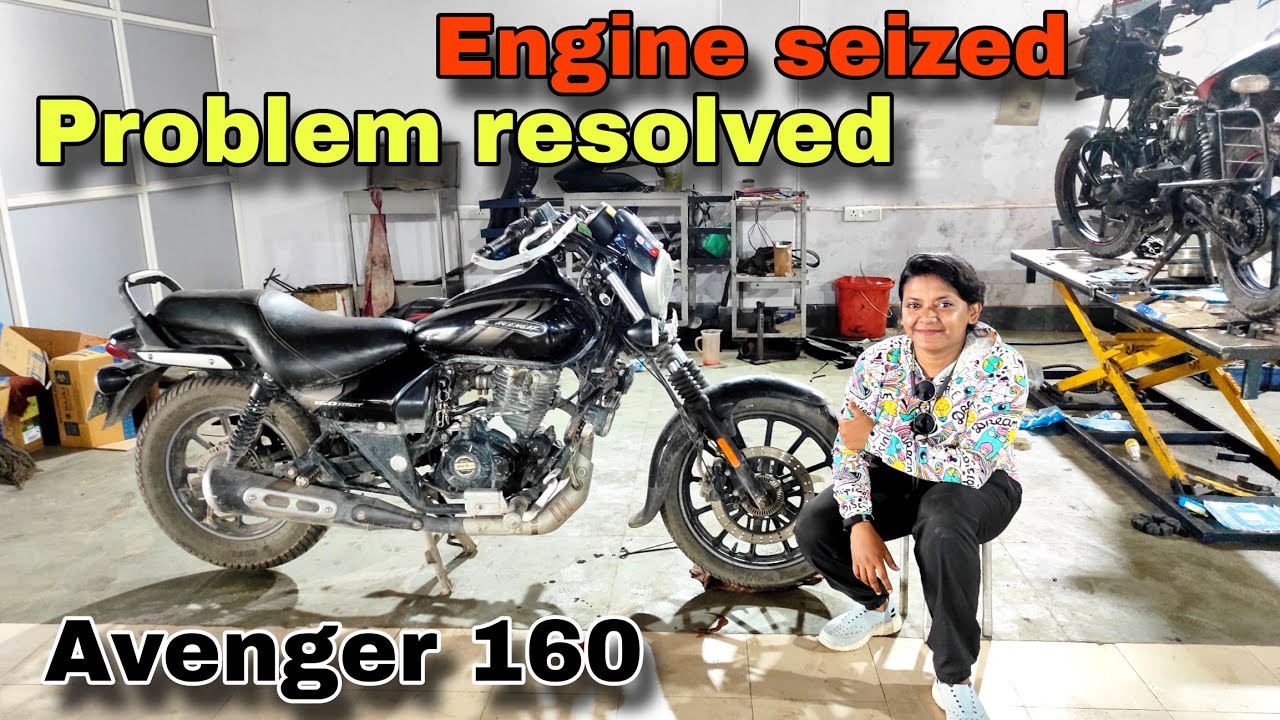 Avenger 160 engine seized🥺💔 problem solved by bajaj service center😊