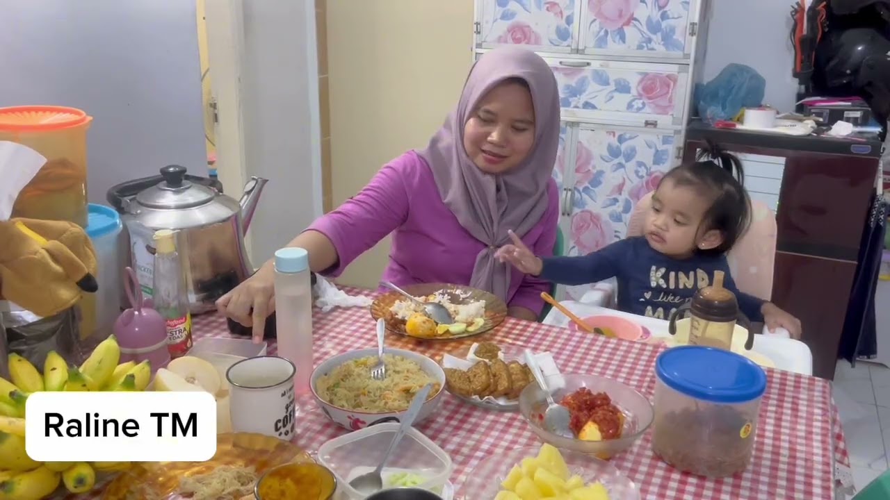 RALINE BUKA PUASA PAKAI SOP IKAN DORI SAMPAI KUAH” NYA DI MINUM 😍💜