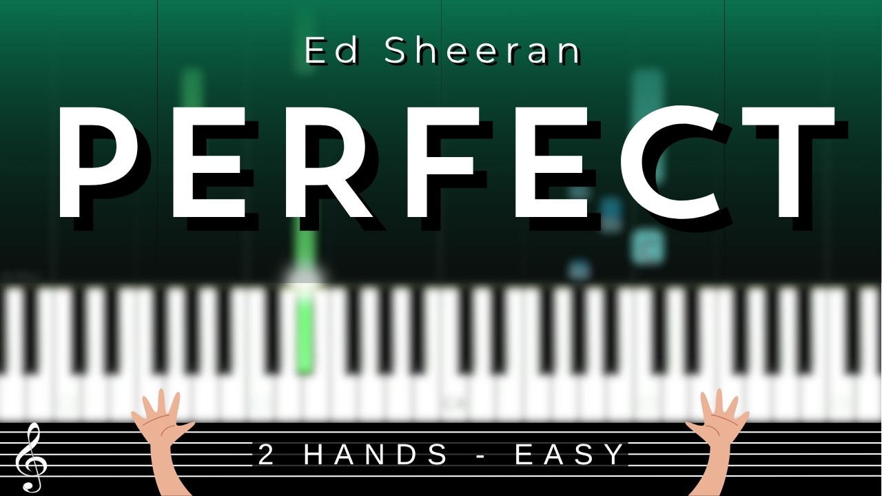 🎹 Perfect by Ed Sheeran – Easy Piano Tutorial + Sheet Music