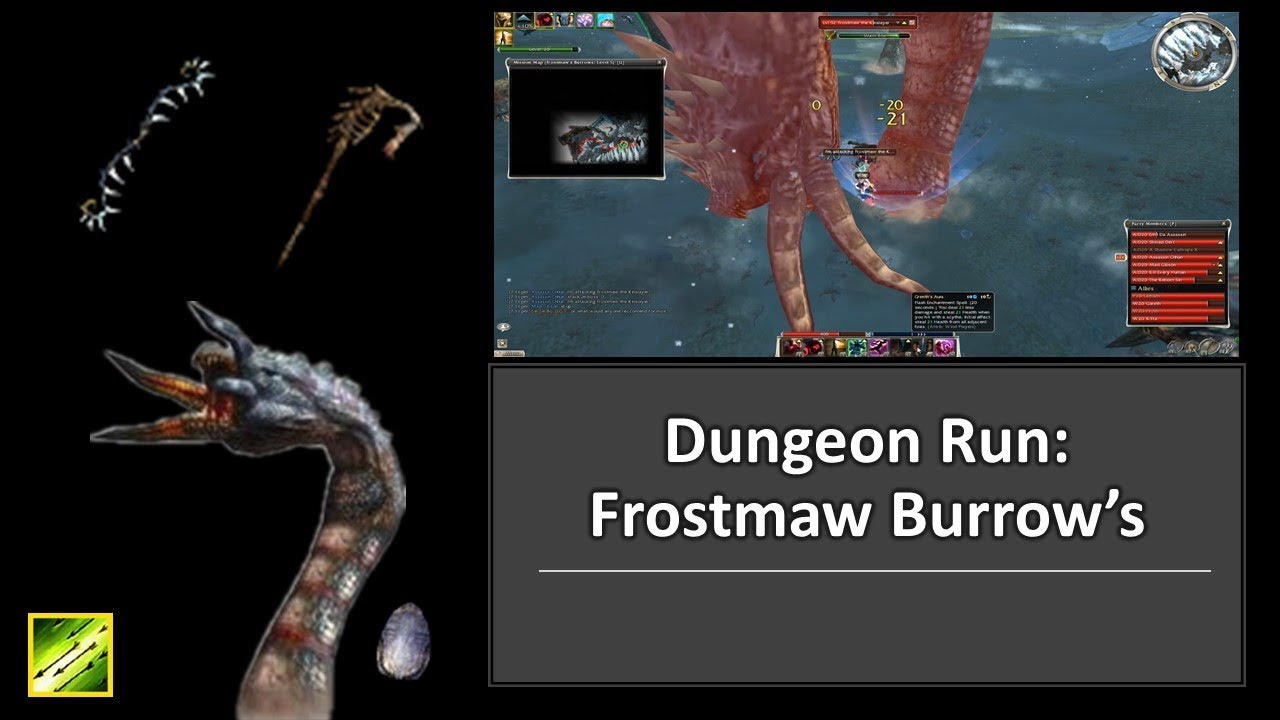 Guild Wars FROSTMAW'S BURROWS Dungeon Farm