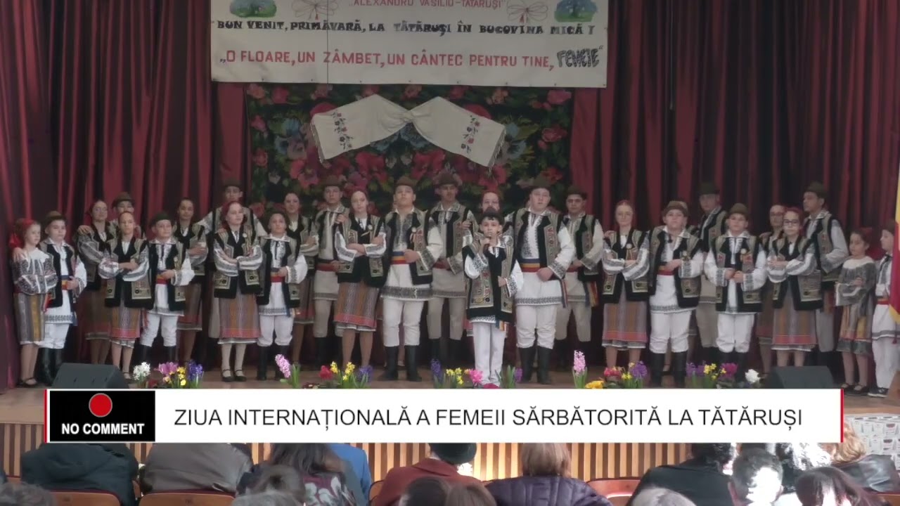 ZIUA INTERNAȚIONALĂ A FEMEII SĂRBĂTORITĂ LA TĂTĂRUȘI